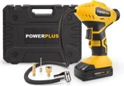 Powerplus POWX1700 Accu Compressor - Luchtcompressor - 18V - 8 Bar - Incl. 1 X 1,5Ah Accu, Lader, Koffer En Accessoires -WerkPro Verkoopwinkel 1200x835 9