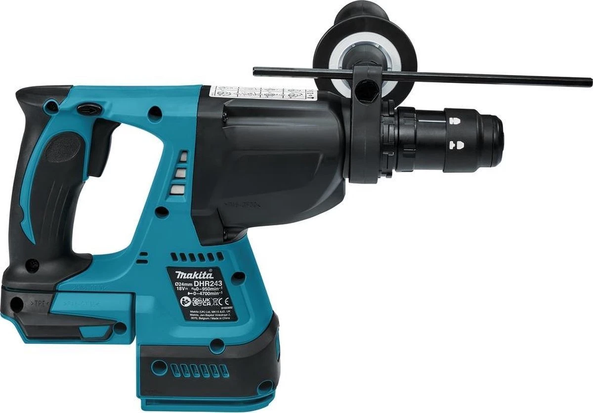 Makita DHR243Z Combihamer - 18V - Losse Body (geleverd Zonder Accu En Lader) 7 Makita DHR243Z Combihamer - 18V - Losse Body (geleverd Zonder Accu En Lader) - Afbeelding 5