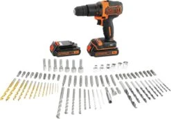 Black & Decker BLACK+DECKER BDC718AS2F-QW Klopboormachine - 18V - Incl. 2 Accu’s - 80 Accessoires 18 Black & Decker BLACK+DECKER BDC718AS2F-QW Klopboormachine - 18V - Incl. 2 Accu’s - 80 Accessoires -WerkPro Verkoopwinkel 1200x837 5