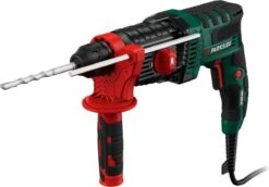 PARKSIDE Boor- En Breekhamer - Ideaal Voor Krachtig Boren, Klopboren, Betonboren En Beitelen - Toerental: 0-1650 Tpm - Slagenergie: 1,2 Joule - Slagfrequentie: 0-7500 Spm - Boordiameter: Max. 24 Mm (hout) | 19 Mm (beton/steen) | 13 Mm (metaal) - 800W