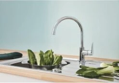 GROHE BauCurve Keukenkraan - Hoge Draaibare C-uitloop - Chroom - 31536001 -WerkPro Verkoopwinkel 1200x840 7
