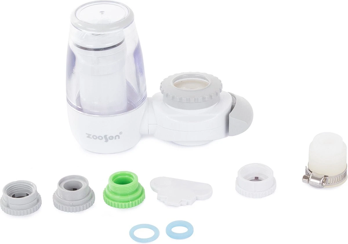 Merkloos Kraanfilter - Waterzuiveraar Kraanwater - Waterontharder - Waterfilter - Wit 5 Merkloos Kraanfilter - Waterzuiveraar Kraanwater - Waterontharder - Waterfilter - Wit - Afbeelding 3