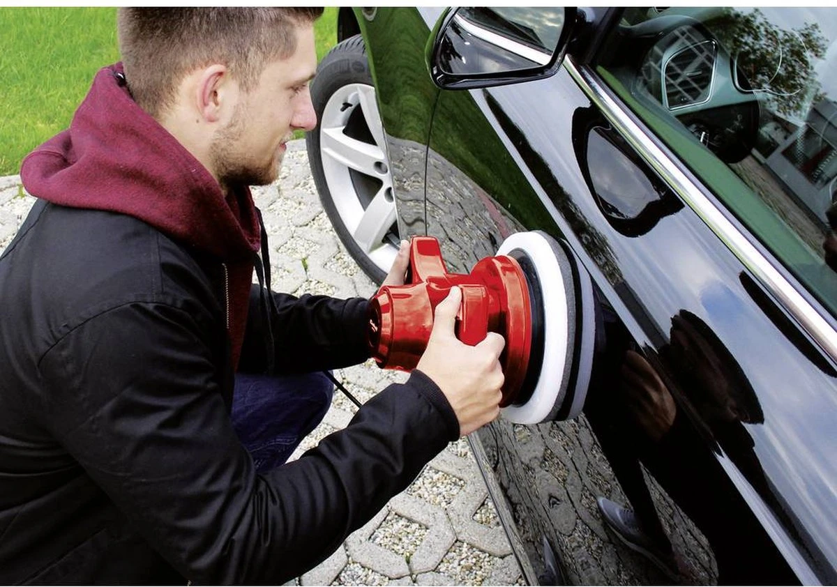 Einhell Auto Polijstmachine CC-PO 90 (aan/uit-schakelaar - Handig En Robuust - 1 Textielpolijstkap En Kunststof Polijstkap Inbegrepen) 17 Einhell Auto Polijstmachine CC-PO 90 (aan/uit-schakelaar - Handig En Robuust - 1 Textielpolijstkap En Kunststof Polijstkap Inbegrepen) - Afbeelding 15