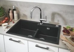 GROHE Minta Keukenkraan - Hoge Draaibare C-uitloop - Uittrekbare Handdouche - 2 Straalstanden - Chroom - 32321002 -WerkPro Verkoopwinkel 1200x848 4