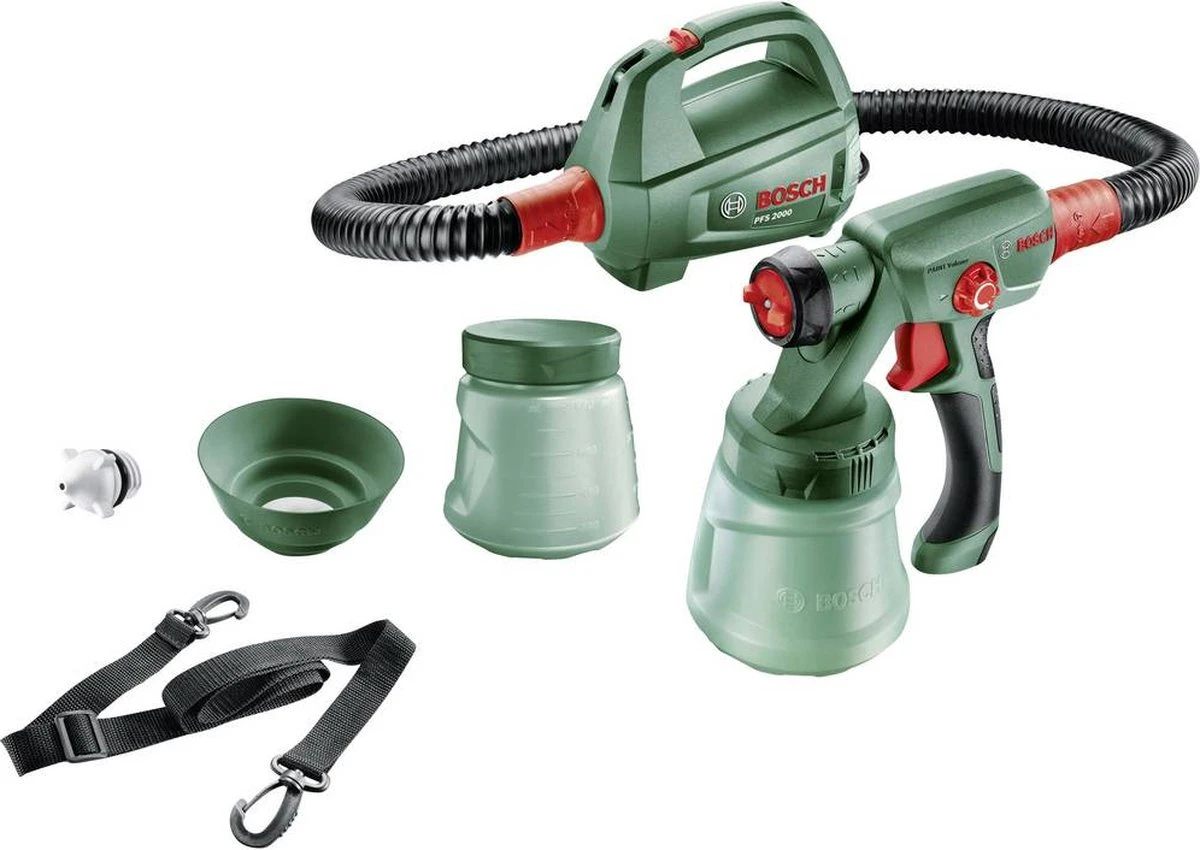 Bosch PFS 2000 Verfspuit - Op Snoer - 440 W 3 Bosch PFS 2000 Verfspuit - Op Snoer - 440 W
