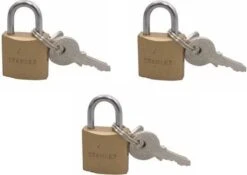 Merkloos Hangslot - Reisslot - Dagboekslot - Kofferslot - 20mm - 3 Stuks -WerkPro Verkoopwinkel 1200x850 3