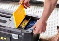 Stanley Essential M 26" Gereedschapskoffer - Met Inzettray & Assorters In Deksel -WerkPro Verkoopwinkel 1200x850 5