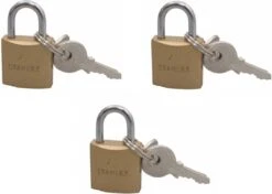 Stahlex Hangslot 20 Mm - 3 Stuks