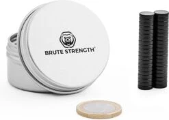 Brute Strength - Super Sterke Magneten - Rond - 8 X 2 Mm - 40 Stuks | Zwart - Neodymium Magneet Sterk - Voor Koelkast - Whiteboard -WerkPro Verkoopwinkel 1200x855 12