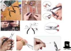 Bob Online ™ - 4 Stuks Setje – Sieraden Maken Tang Setje – 1 X Rondbektang + 1 X Kniptang + 1 X Platbektang + 1 X Messing Ring – Jewelry Making Pliers Set – 1 X Round Nosed Pliers + 1 X Side Cutters + 1 X Flat Nosed Pliers + 1 X Jump Ring Tool -WerkPro Verkoopwinkel 1200x858 14