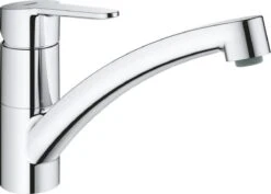 GROHE BauEco Keukenkraan - Lage Uitloop - Chroom - 31680000