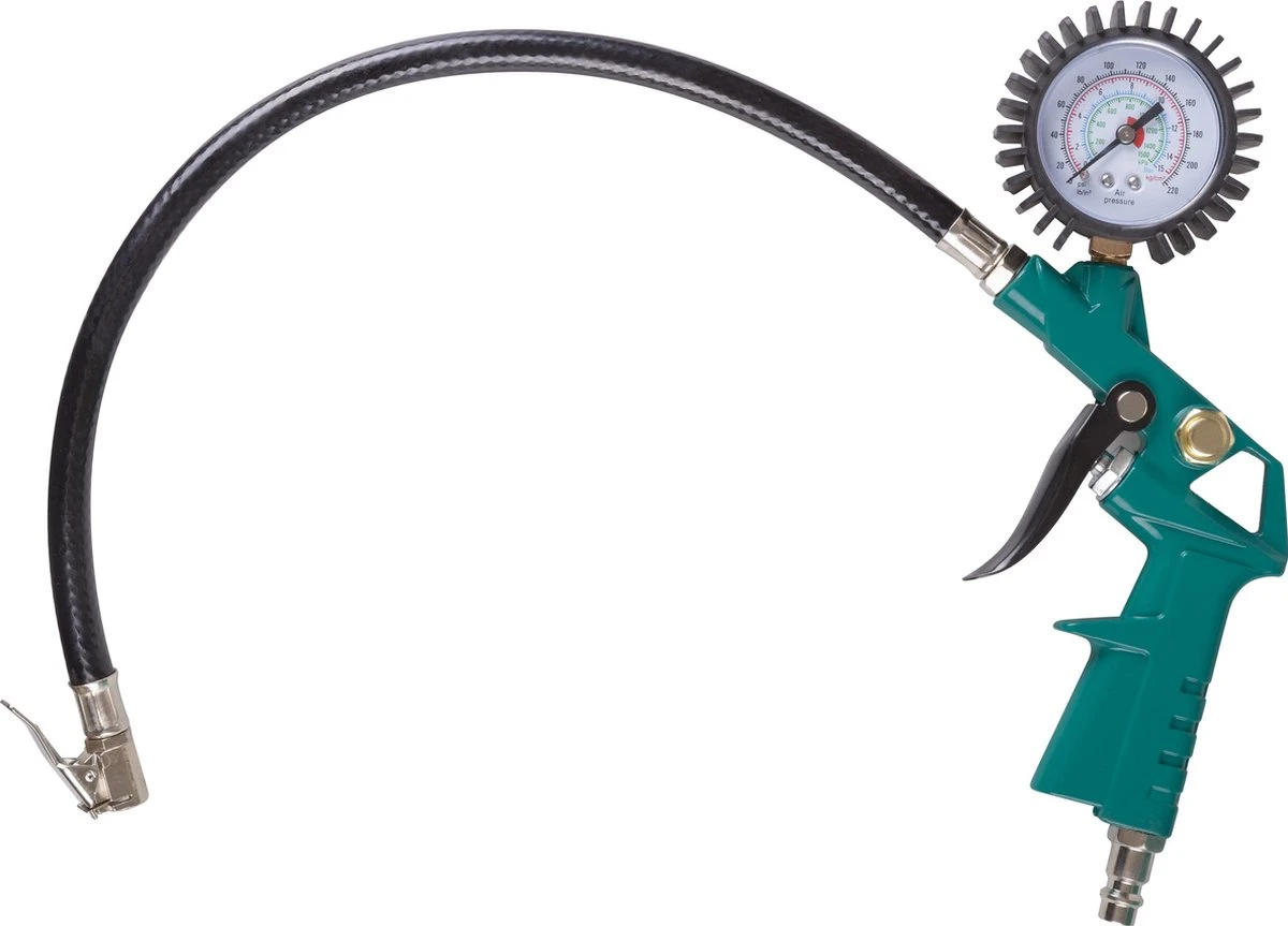 VONROC Draagbare Compressor – 1100W – 8 Bar – Olievrij – 180 L/m – Incl. 11 Accessoires 9 VONROC Draagbare Compressor – 1100W – 8 Bar – Olievrij – 180 L/m – Incl. 11 Accessoires - Afbeelding 7