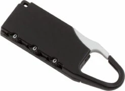 Cijferslot - Hangslotje - Cijfersloten - Metaal - Zwart/wit