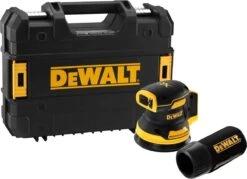 DeWalt DCW210NT 18V Li-Ion Accu Excentrische Schuurmachine Body In TSTAK - 125mm - Koolborstelloos