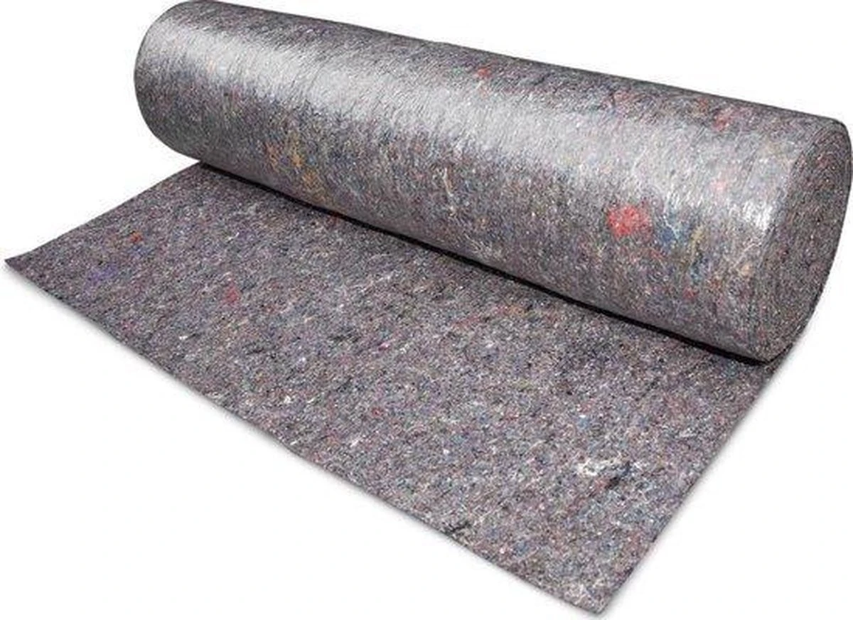 Stucloper Vilt, Vloerbescherming 10 Meter X 1 Meter Breed - GRIJS 3 Stucloper Vilt, Vloerbescherming 10 Meter X 1 Meter Breed - GRIJS