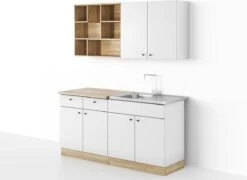 Kleine Keuken 160 Cm – Moderne Witte Keuken – Keukenblok Met Spoelbak & Sifon – Keuken Klein – Mini Keuken – Perfecthomeshop 19 Kleine Keuken 160 Cm – Moderne Witte Keuken – Keukenblok Met Spoelbak & Sifon – Keuken Klein – Mini Keuken – Perfecthomeshop -WerkPro Verkoopwinkel 1200x875 7
