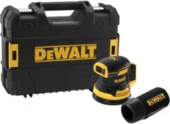 DeWalt DCW210NT 18V Li-Ion Accu Excentrische Schuurmachine Body In TSTAK - 125mm - Koolborstelloos -WerkPro Verkoopwinkel 1200x877