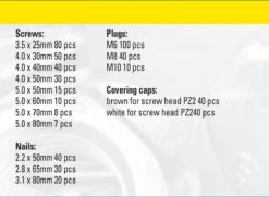 Set Schroeven, Pluggen En Spijkers - 560-delig - Gegalvaniseerd - In Opbergkoffer 9 Set Schroeven, Pluggen En Spijkers - 560-delig - Gegalvaniseerd - In Opbergkoffer -WerkPro Verkoopwinkel 1200x878 10