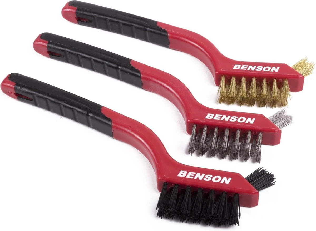 Benson Staalborstels 3 Delig Multi Profi 4 Benson Staalborstels 3 Delig Multi Profi - Afbeelding 2