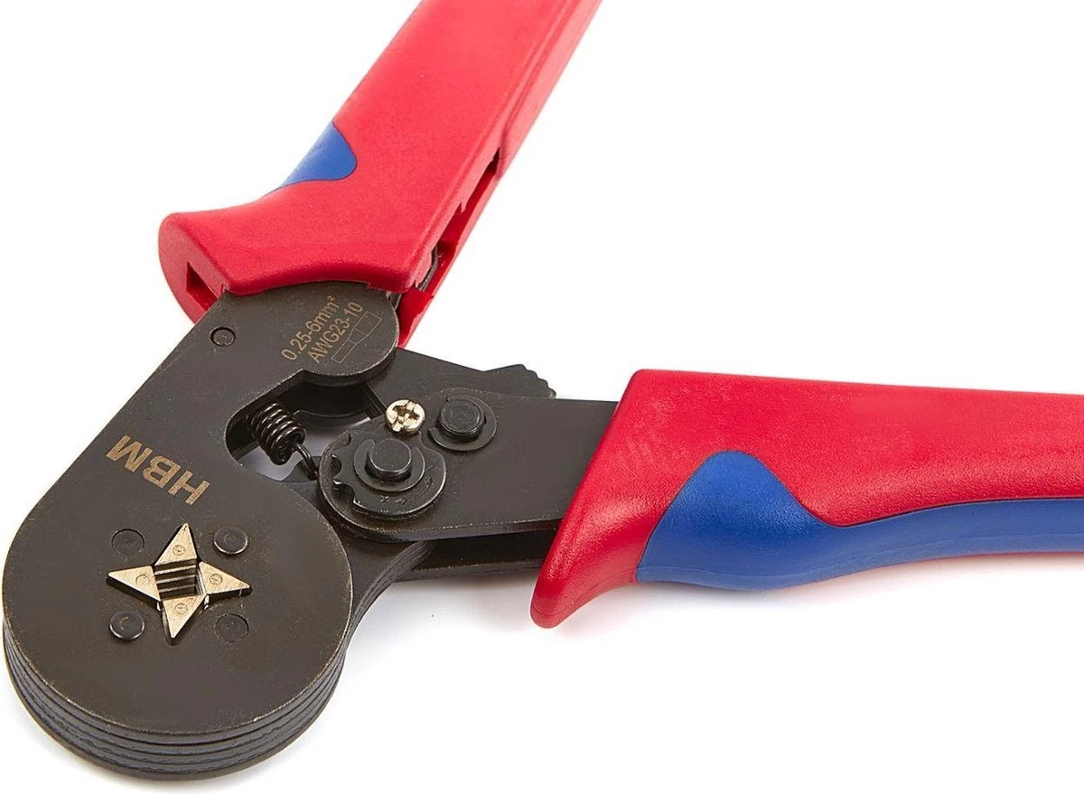 Adereindhulstang Automatische Afstelling 0,25 Mm - 6 Mm 3 Adereindhulstang Automatische Afstelling 0,25 Mm - 6 Mm