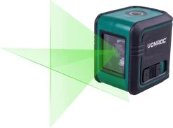 VONROC Kruislijnlaser – Groen – Zelfnivellerend – 18 Meter – Incl. Bevestigingsbeugel, Opbergtas -WerkPro Verkoopwinkel 1200x889 5