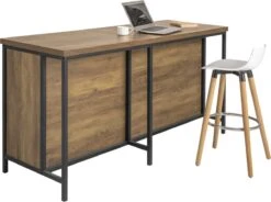 Mara Keukeneiland - Keukenkast - Keuken Werktafel - Opbergkast - Dressoir - Kast Met 2 Deuren - 4 Kubusvakken - MDF - Bruin - 70 X 60 X 89 Cm -WerkPro Verkoopwinkel 1200x896 9