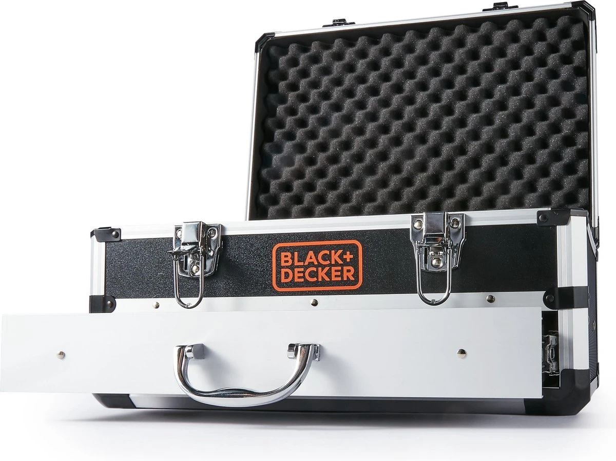 Black & Decker BLACK+DECKER BDC718AS2F-QW Klopboormachine - 18V - Incl. 2 Accu’s - 80 Accessoires 5 Black & Decker BLACK+DECKER BDC718AS2F-QW Klopboormachine - 18V - Incl. 2 Accu’s - 80 Accessoires - Afbeelding 3