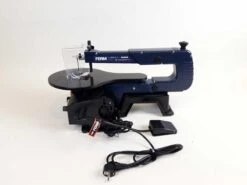 FERM Figuurzaagmachine - 120W - Variabele Snelheidsinstelling - Voetpedaal - Snelspanhendel - Incl. 6 Zaagbladen -WerkPro Verkoopwinkel 1200x900 123