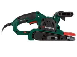 Parkside Bandschuurmachine - Bandsnelheid: 170–250 M/min - Schuuroppervlak: 75 X 140 Mm - Stofafzuiging: Stofbox - Met Sterke Motor, Variabele Snelheidsregeling En Gereedschaploos Schuurpapier Verwisselen -WerkPro Verkoopwinkel 1200x900 16