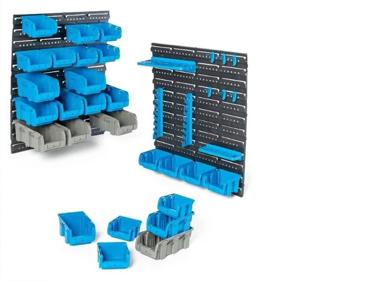 Workzone Opbergwand Gereedschap - Gereedschapshouder - Gereedschap Wandrek - Opbergboxen Gereedschap - Gereedschapwand 4 Workzone Opbergwand Gereedschap - Gereedschapshouder - Gereedschap Wandrek - Opbergboxen Gereedschap - Gereedschapwand - Afbeelding 2