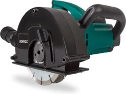 VONROC Muurfrees – Sleufmachine – 1700W – Ø150MM – Incl. 2 Stuks Diamantschijven & Opbergtas