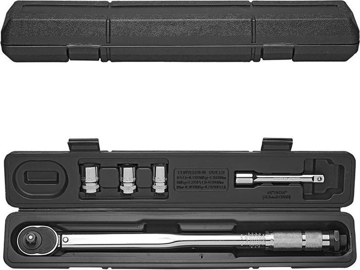 PROPLUS Draaimomentsleutel In Koffer Met 3 Doppen - Draaimomentsleutel/Dynamometrische Sleutel - Auto Gereedschap 5 PROPLUS Draaimomentsleutel In Koffer Met 3 Doppen - Draaimomentsleutel/Dynamometrische Sleutel - Auto Gereedschap - Afbeelding 3