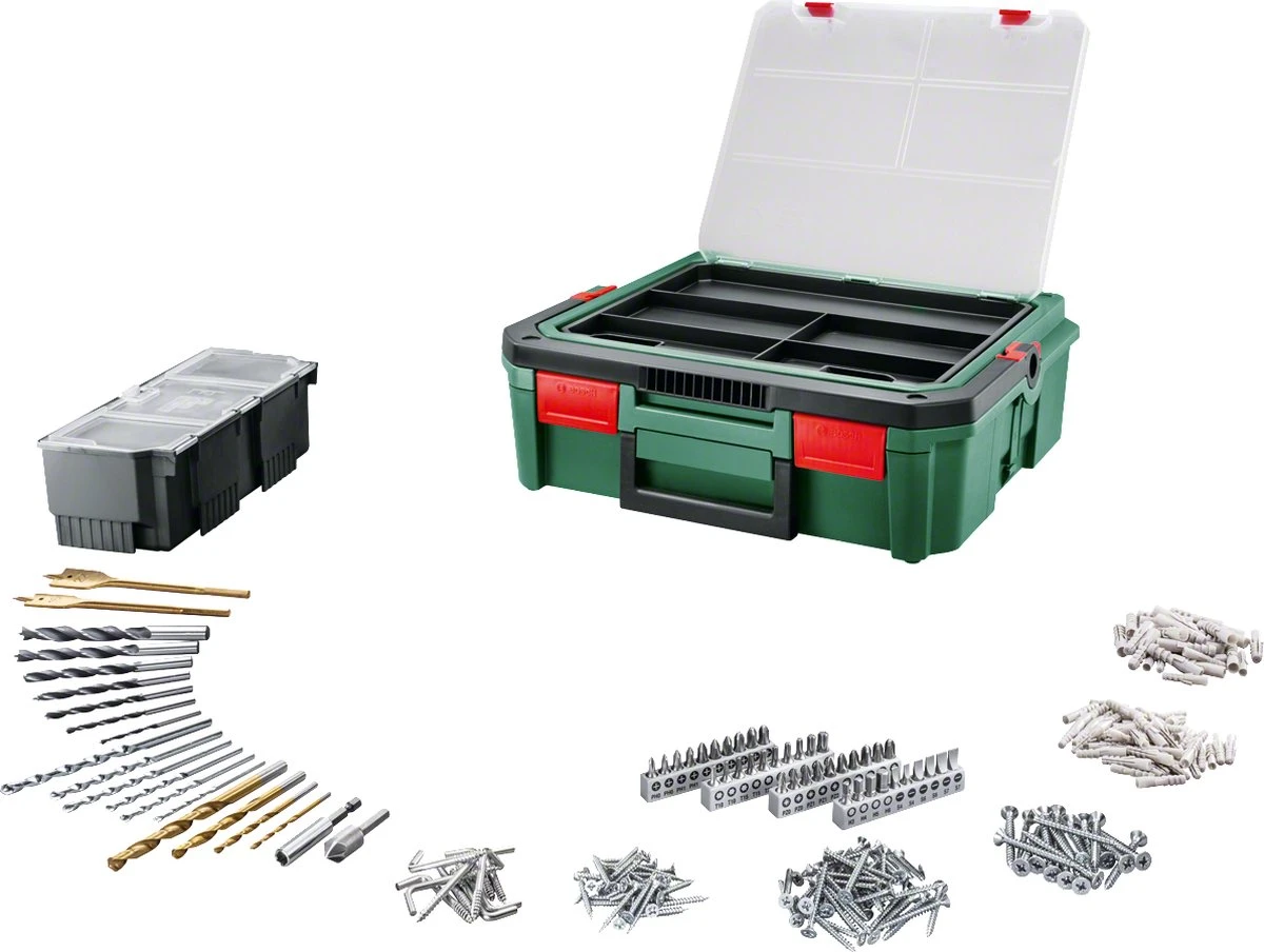 Bosch PSB 1800 LI-2 Systembox Accuboormachine – Met 2 X 18 V Accu's En Lader - Incl. 241 Accessoires 4 Bosch PSB 1800 LI-2 Systembox Accuboormachine – Met 2 X 18 V Accu's En Lader - Incl. 241 Accessoires - Afbeelding 2