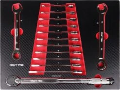 Kraft Pro+ - Gereedschapwagen - 7/6 Laden Gevuld - Groot Opbergvak -WerkPro Verkoopwinkel 1200x906 9