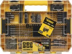 DT70763-QZ | 85-delige Set, Speedboren, Metaalboren, SDS+ Beton, Bits Torx, TOUGH CASE