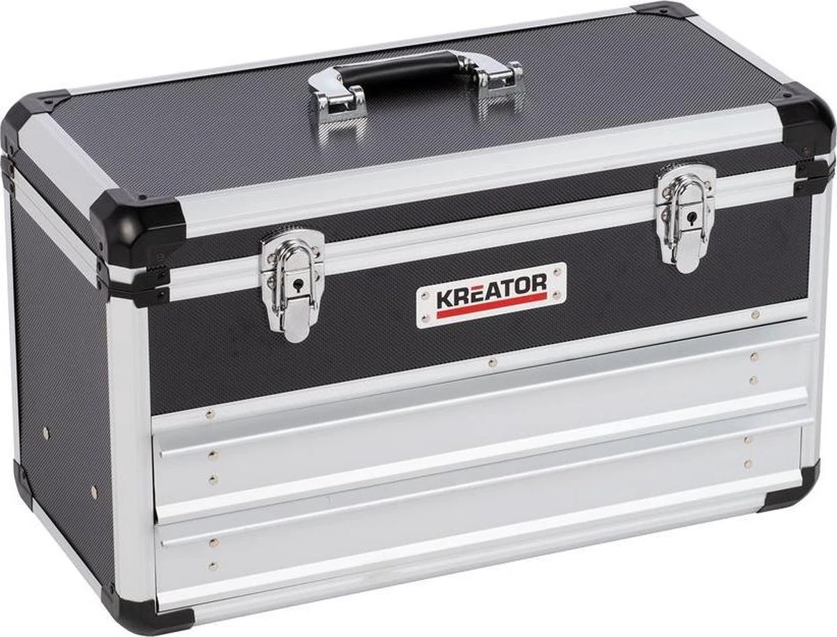 Kreator KRT640602B Gereedschapskoffer - 523 X 240 X 305 Mm - Zwart - (geleverd Zonder Gereedschap) 5 Kreator KRT640602B Gereedschapskoffer - 523 X 240 X 305 Mm - Zwart - (geleverd Zonder Gereedschap) - Afbeelding 3