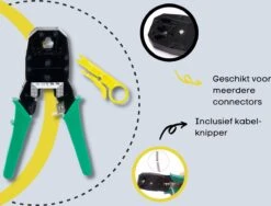 Merkloos Krimptang Voor Netwerk Kabels - RJ11, RJ12 En RJ45 Connetoren -WerkPro Verkoopwinkel 1200x915 7