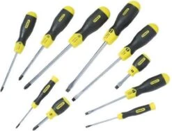 STANLEY 2-65-014 Cushiongrip Schroevendraaierset - 10-delig - Inclusief Opbergbox -WerkPro Verkoopwinkel 1200x916 7