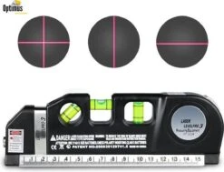 Optimus Professionele 4-in-1 Laser Waterpas - Incl. Batterij - Kruislijnlaser - Lijnlaser Waterpas - Zelfnivellerende - Rolmaat, Liniaal & Waterpas -WerkPro Verkoopwinkel 1200x919 6