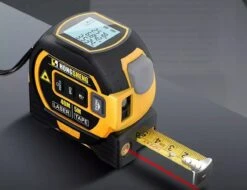 Staza - Rolmaat Multifunctionele Digitale Laser - 40M - Afstandsmeter - Elektronische Metrische Systeem - 5M Meetlint - Roestvrij - Afstandsmeters - Display - Slimme Rolmaat -WerkPro Verkoopwinkel 1200x921 11