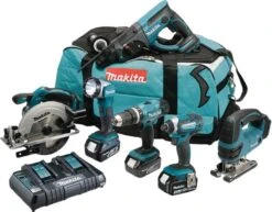 Makita DLX6068PT Combiset - 6-delig - 18V Li-Ion