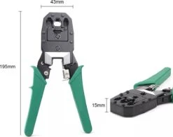 LOUZIR Krimptang UTP Netwerk Kabel RJ11 RJ12 RJ45 Cat 5E Cat6 - Kabelstripper - Striptang - Ethernet Netwerk Kabel Krimper - Cable Shrinker - Crimping Tool -WerkPro Verkoopwinkel 1200x946 10
