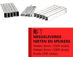 Kibani Accu Tacker - 1300mAh Accu En Oplader - Nietpistool - Handtacker - Spijkerpistool - Incl. LED Verlichting -WerkPro Verkoopwinkel 1200x946 4