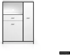 Keukenkast Trudo - Wit/grijs - Opbergkast -WerkPro Verkoopwinkel 1200x948 3