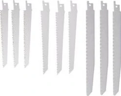 FERM RSA1001 Reciprozaagbladenset - 9 Stuks - Universeel Gebruik -WerkPro Verkoopwinkel 1200x955