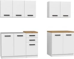 Merkloos Keukenkastjes Boven-Bovenkast Keuken-Keukenkasten Wit 60 Cm -WerkPro Verkoopwinkel 1200x956 4