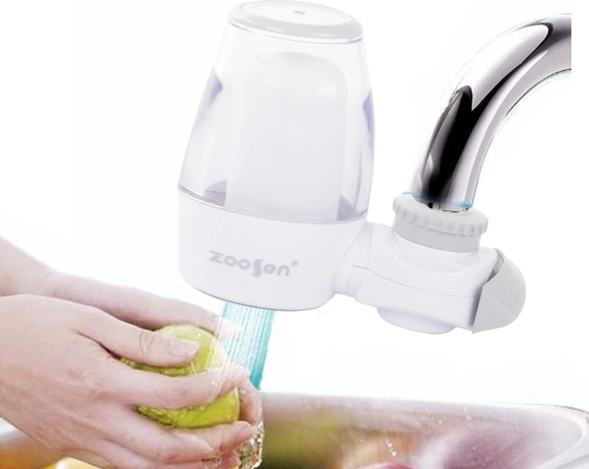 Merkloos Kraanfilter - Waterzuiveraar Kraanwater - Waterontharder - Waterfilter - Wit 9 Merkloos Kraanfilter - Waterzuiveraar Kraanwater - Waterontharder - Waterfilter - Wit - Afbeelding 7