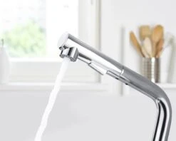 LOMAZOO Keukenkraan Met Uittrekbare Uitloop Chroom - Zeus -WerkPro Verkoopwinkel 1200x960 8