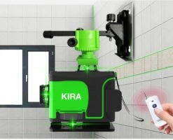 KIRA Zelfnivellerende Kruislijnlaser Met 16 Lijnen- 4D Laser- Meet Bereik 25 Meter -Op Afstand Bestuurbaar- Inclusief Muurbeugel - 360 Graden Statief-Lijnlaser - Kruislaser - Rotatielaser - Groene Lasers - Waterproof - Laserwaterpas -WerkPro Verkoopwinkel 1200x972 4