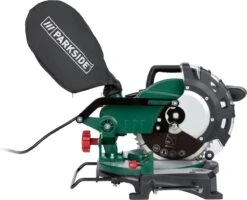Parkside Afkortzaag En Verstekzaag 1500W - Toerental: 0 - 5000 Tpm - Verstekhoek: -45 - 45° - Traploos Kantelbare Zaagkop - Eenvoudig Te Bevestigen Stofzak - Laser Voor Verhoogde Snijprecisie - -WerkPro Verkoopwinkel 1200x973 1